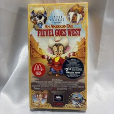 An American Tail Fievel Goes West VHS McDonalds Promo Sealed