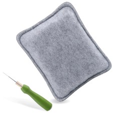 Felting Set: Wool Pad, Needle Holder, Needles DIY Craft