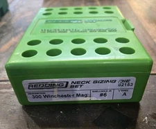 Redding 2 Die Neck Sizing Set for 300 Winchester Magnum Plus full Length Die