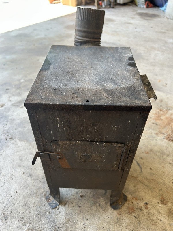 Vintage Kerosene Fishing Hut Tent Sheep Wagon Camping Stove Heater