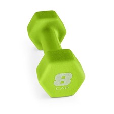 Neoprene Dumbbell 8lb Green Free Weight Fitness Exercise Home Gym