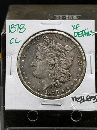 1878-cc Morgan Silver Dollar- XF Details ~ Low Mintage