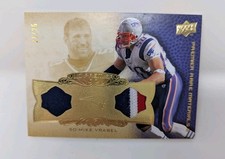 Mike Vrabel 2008 Upper Deck Premier Dual Patch /25 Game Used Patriots