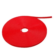 PET Cable Line Wrap 6mm Expandable  Sleeving Red 10M Length