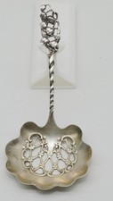 Whiting No 39 Lily of the Valley Vintage Sterling Silver Bonbon Nut Spoon 14g