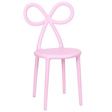 Pink Resin Bow Chair with Round Seat by Chivari