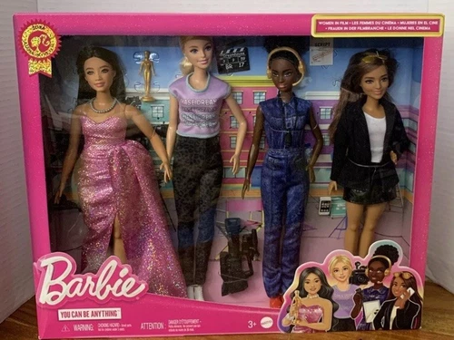 Barbie Career Of The Year Women In Film/4 Doll Set/NEW/Factory Sealed!