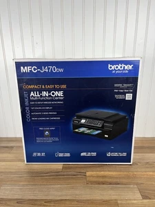 NEW SEALED Brother MFC-J470DW Wireless All-In-1 Inkjet Printer Fax Copy Scan