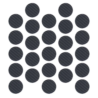 40Pcs Durable Rubber Adhesive Guitar Pick Grips Black with Uneven Texture - Image 1 of 4