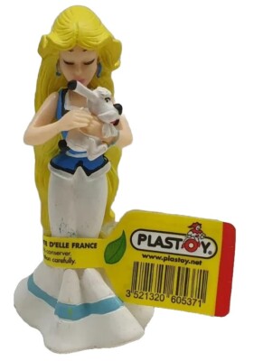Asterix Figure 2007 Plastoy Tag Falbala & Dogmatix Figurine VGC European Comic
