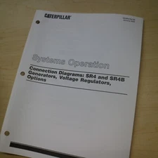 CAT SR4 SR4B GENERATOR SYSTEM OPERATION SERVICE CONNECTION WIRING DIAGRAM Manual