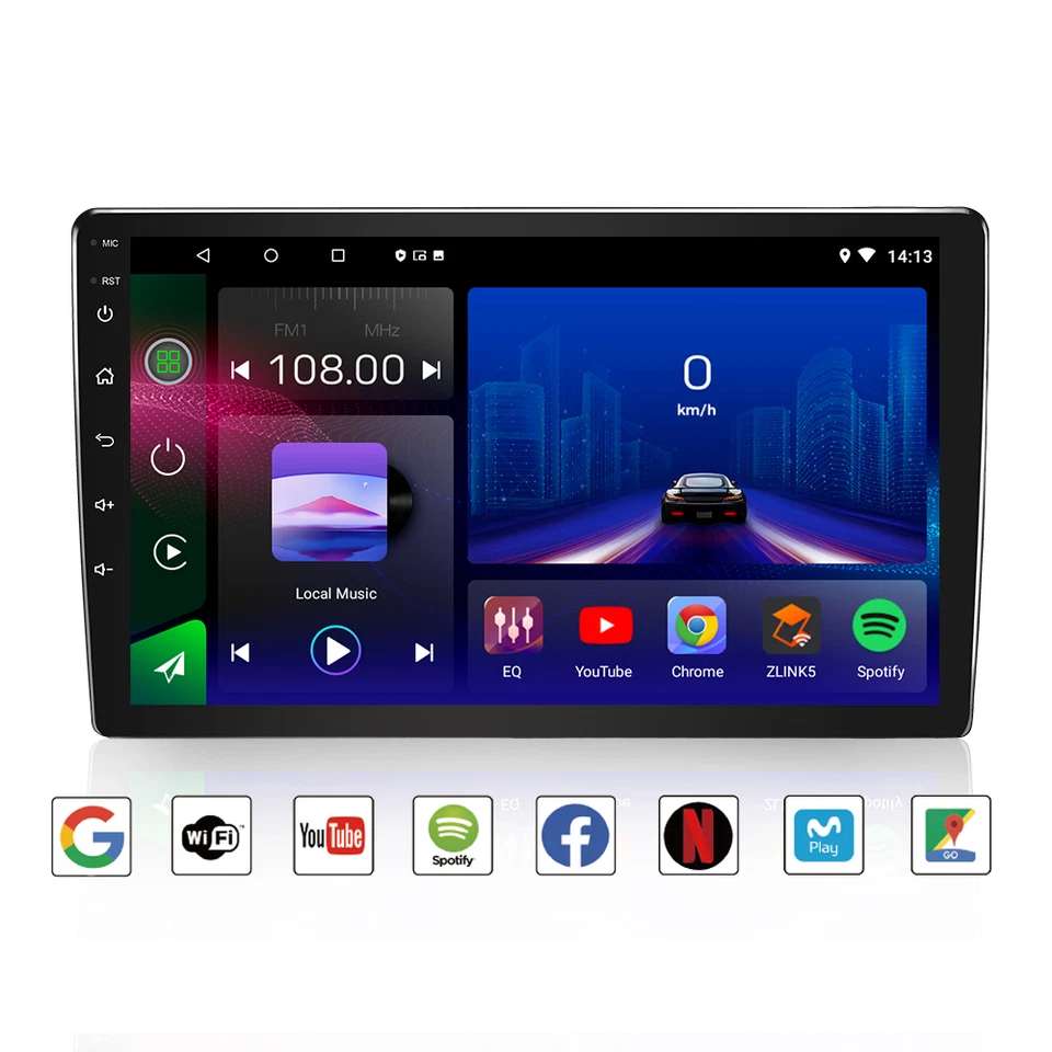 AUTORADIO ANDROID 9" FORD FIESTA 2009 AL 2018 + CAN BUS. KIT 4 + 64GB - Immagine 2 di 4