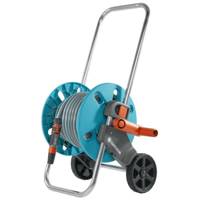 Gardena Aquaroll Trolley S Hose Pipe Set 25m With System Parts And Spray Nozzle 4078500034210 - Gardena Garden Hose Reel Parts Gardena Aquaroll Trolley S Hose Pipe Set 25m With System Parts And Spray Nozzle 4078500034210 - Gardena Garden Hose Reel Parts