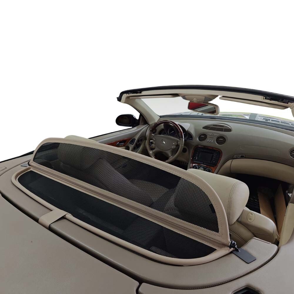 Tan wind deflector Mercedes-Benz SL-Class R230 2001-2011 windstop