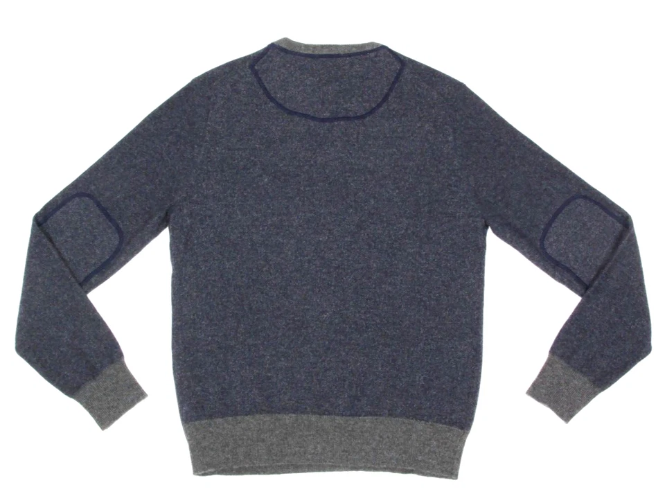 Suéter de cuello redondo gris cachemir 100 % SAKS FIVE AVENUE para hombre talla mediana/964 Foto 3 de 4