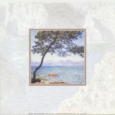Claude Monet Antibes and The Rocks of Belle Lle Set 12x12 in