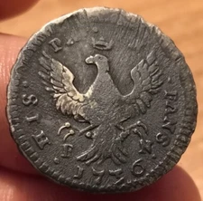 Coin 2 Tari 1736, Kingdom of Sicily Carlo Di Bourbon, Rare, MB, Ref. 5667