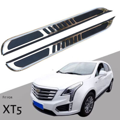 2Pcs Door Side Step Pedal Running Boards Nerf Bar Fit for Cadillac XT5 2016-2023