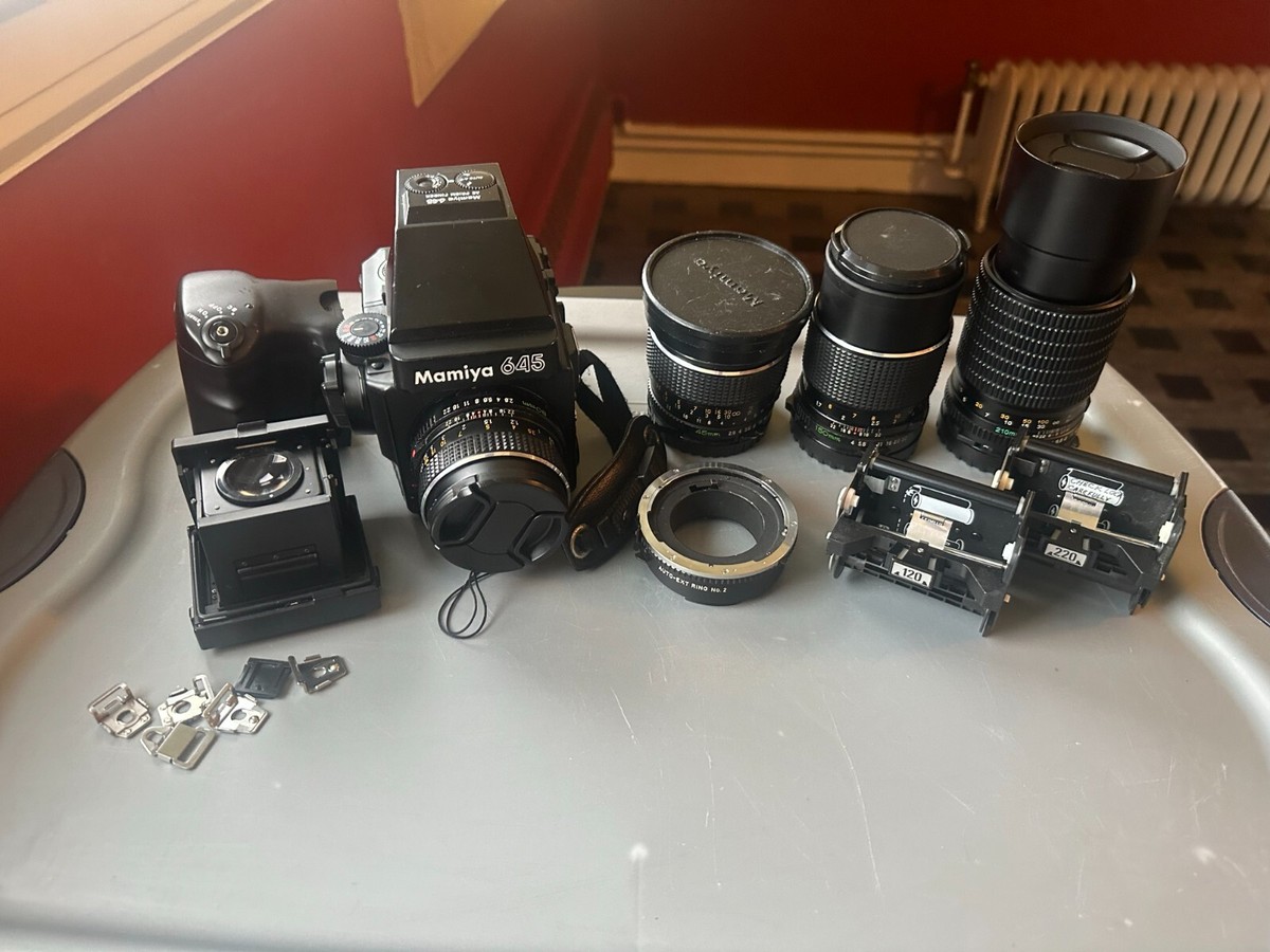 mamiya645 super 80mm f2.8 セット Mamiya 645 Super Medium Format Camera kit w/80mm f2.8 - Acme