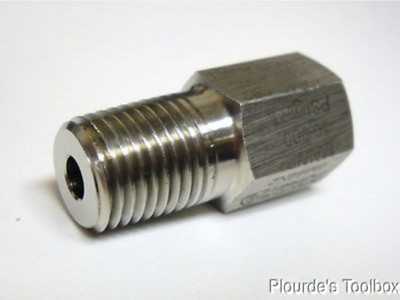 Autoclave Engineers 1/4'' Male & 1/4'' Tube Coned Female Adapter, 316SS, 6M44N2