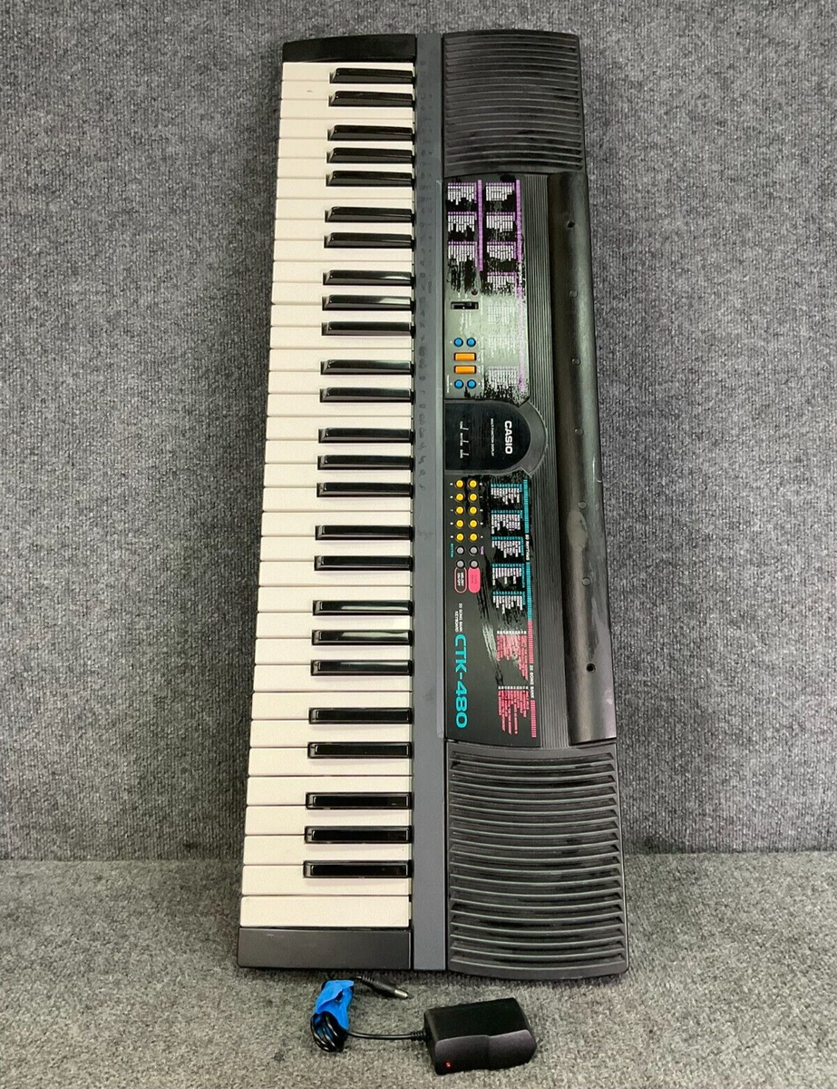 Casio CTK 480 Piano Keyboard 61 Key 100 Tones 50 Rhythms 20 Casio CTK 480 Piano Keyboard 61 Key 100 Tones 50 Rhythms 20