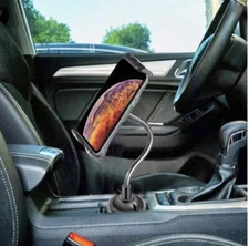 Car Cup Tablet and Smartphone Mount Stand Holder with Goose Neck Long Arm