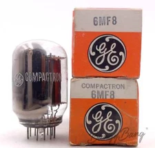 2 General Electric 6MF8 Triode Beam Power Color TV Audio Vacuum Tube Valve- Bang