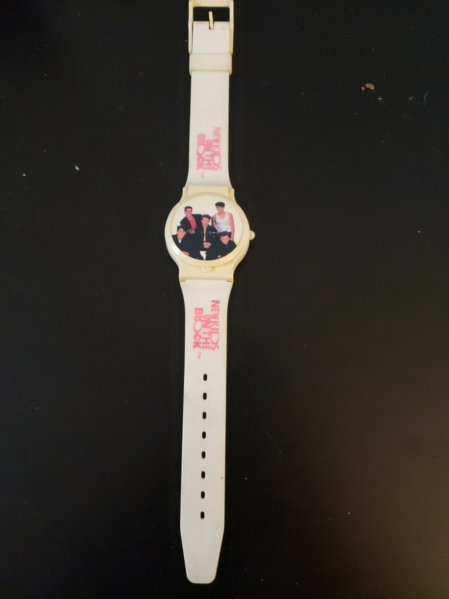 Vintage New Kids On The Block Watch 1990 Vintage Nelsonic New Kids on the Block Original Watch  main image 2
