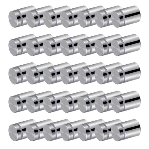 40pcs Sign Standoff Screws Glass Acrylic Nail Stainless Steel Wall Standoff - Picture 4 of 15