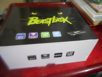 BEASTBOX TV STREAMING  UNTESTED NEW FOR PARTS OR REPAIR MISSING 9V POWER CORD