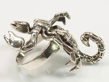 Ring Skorpion mit beweglichen Glieden 925 Sterlingsilber Gr. 63; K59 45