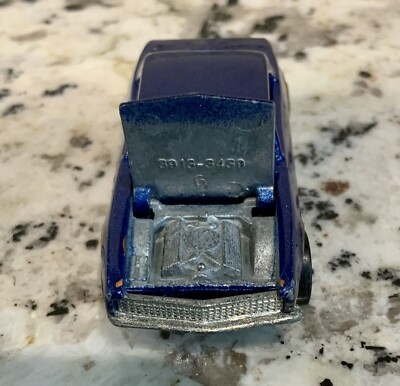 Hot Wheels 1967 Camaro Blue Metallic with Flames Hood Opens 1982
