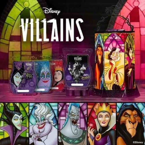 NEW In Box Scentsy Disney Villains ALL THE RAGE Wax Warmer Rare Discontinued