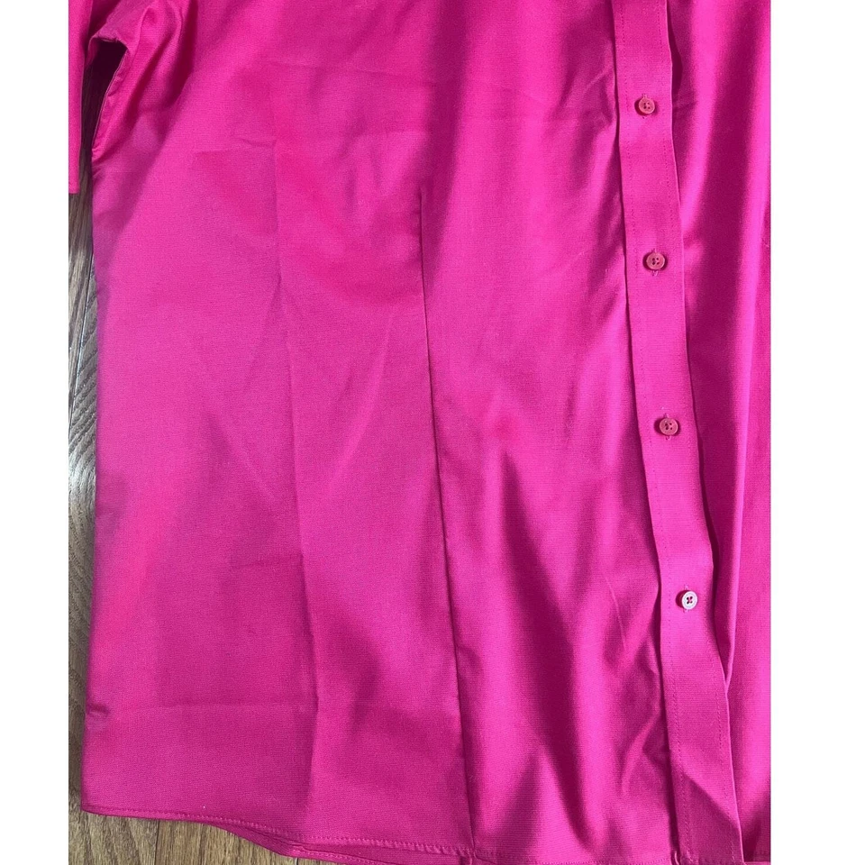 NWT Red House Nail Head No Iron Button Down Shirt, Red, Long Sleeve, size 3XL - Image 3 of 4