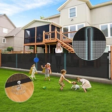 205'' Retractable Baby Gates Extra Wide, 42" Tall, Indoor/Outdoor, *Pickup Only*