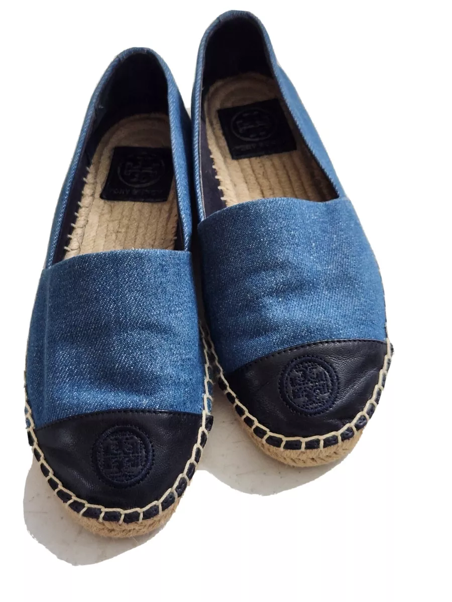 Tory burch denim shoes sales