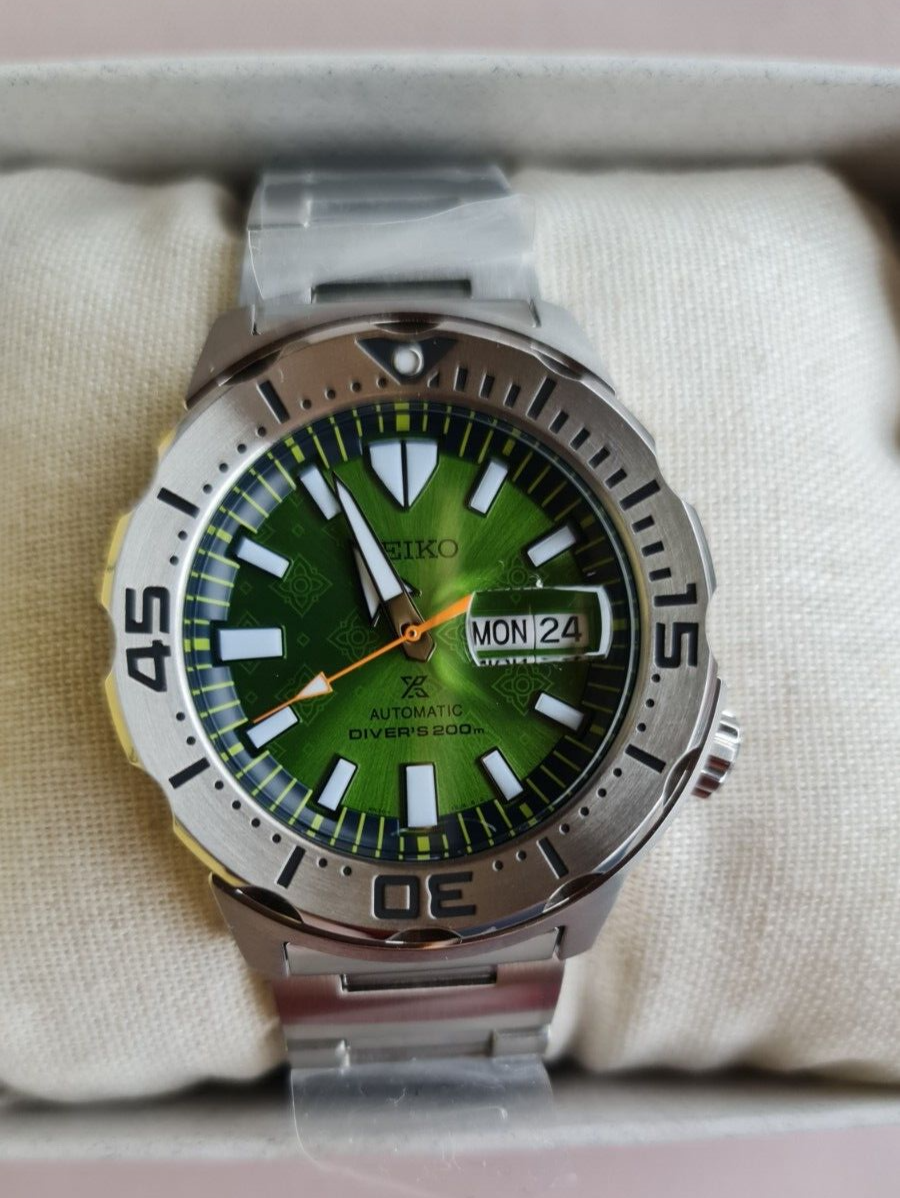 SEIKO ProspeX SRPL41 Green Monster Automatic Watch LIMITED