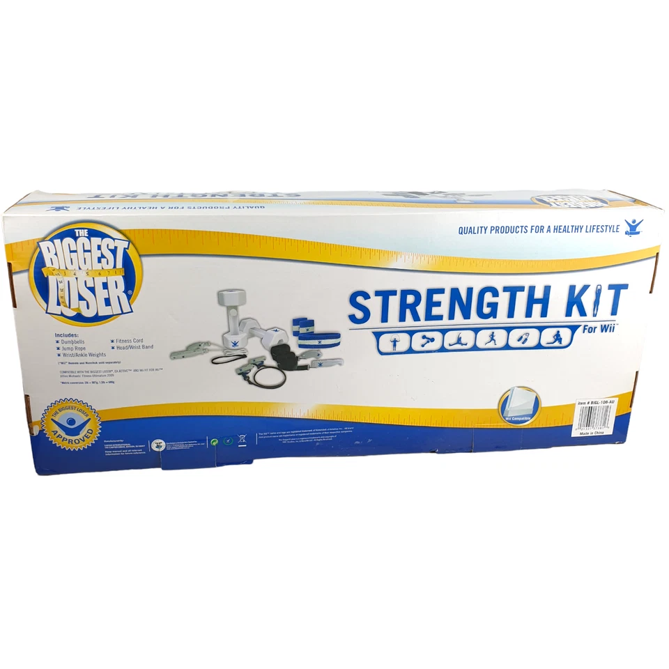 NEW Wii The Biggest Loser Strength Kit for Fit Jillian Michaels Sakar 2009 USA - Image 2 of 4