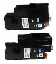 2-PK/Pack Black Toner Cartridge For Dell 1660 C1660W C1660CNW C1660dnw C1660dn