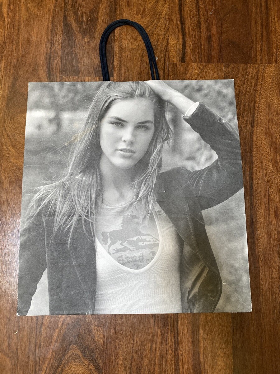 Abercrombie & Fitch 紙袋 ビンテージ Vintage Abercrombie Fitch Guy Girl Shopping BAG 14” X 15” Bruce