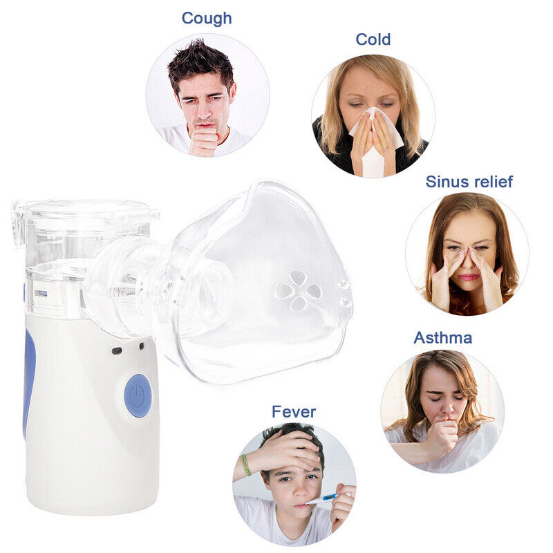Inhalator Vernebler Inhalationsgerät Inhaliergerät Mini für Erwachsene Kinder