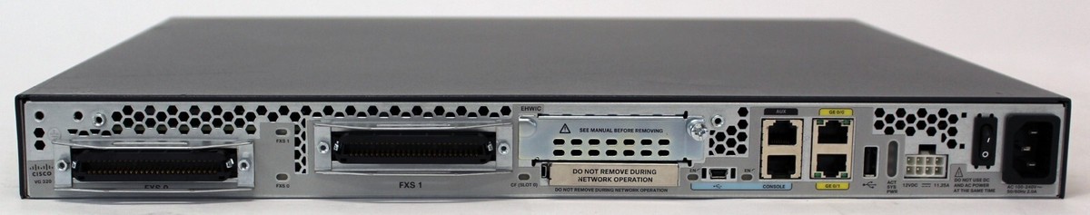 Cisco VG320 Analog Voice Gateway 48x FXS RJ21 VOIP Real Time Cisco VG320 Analog Voice Gateway 48x FXS RJ21 VOIP Real Time