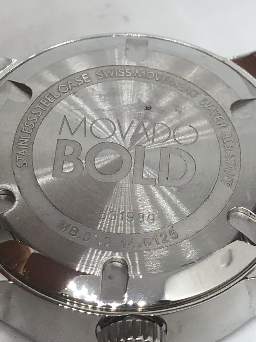 Movado Bold Luxe 3600254 Crystal Pave Dial Swiss Watch New Battery Works MOVADO Bold Silver Crystal Pave Dial Stainless Steel Women main image 2