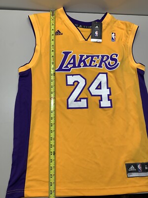 Adidas Kobe Bryant #24 Jersey Medium Los Angeles LA Lakers NBA NWT