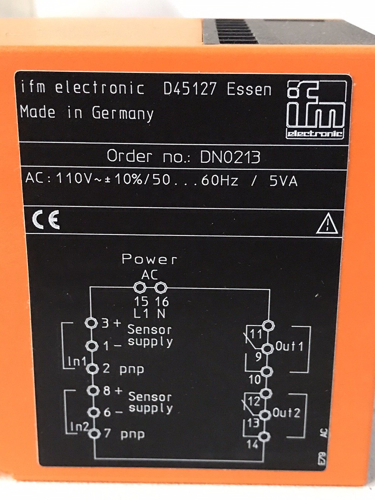 Efector IFM Ecomat200 DN0213 N 600 Switching Amplifier 2 Channel 230V 0.08A