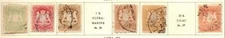 GERMANY BAVARIA SC# 23-25 27-28 30 USED EARLY STAMPS FREE SHIPPING IN USA