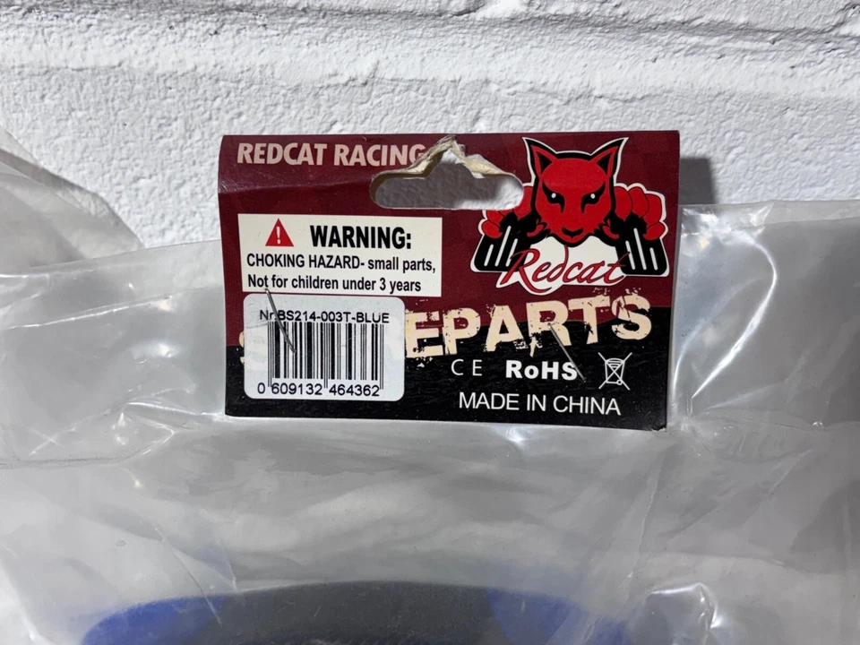 RedCat Racing Red Cat BS214-003T-BLUE 1/10 RC R/C Truck Body Blue Black NEW NOS - Image 2 of 4