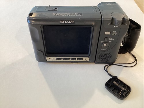 Vintage Sharp Camera Analog VL-E77U 8mm VIEWCAM Hi-Fi MonauraNo Charger Untested