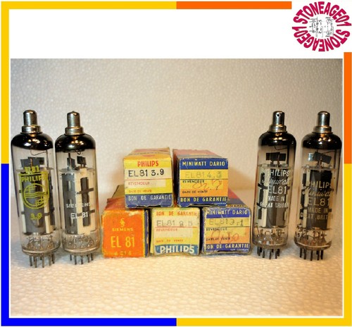 Tube électronique EL806 Vintage Philips/Mazda - NOS (neuf Original Stock), Testé, 1 Pièce