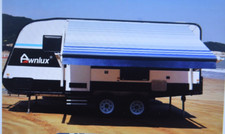 Awnlux RV Awning Fabric Replacement Waterproof Vinyl 11'2" For 12' Awning